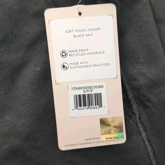 Danskin soft touch jogger black salt size small - Picture 6 of 8